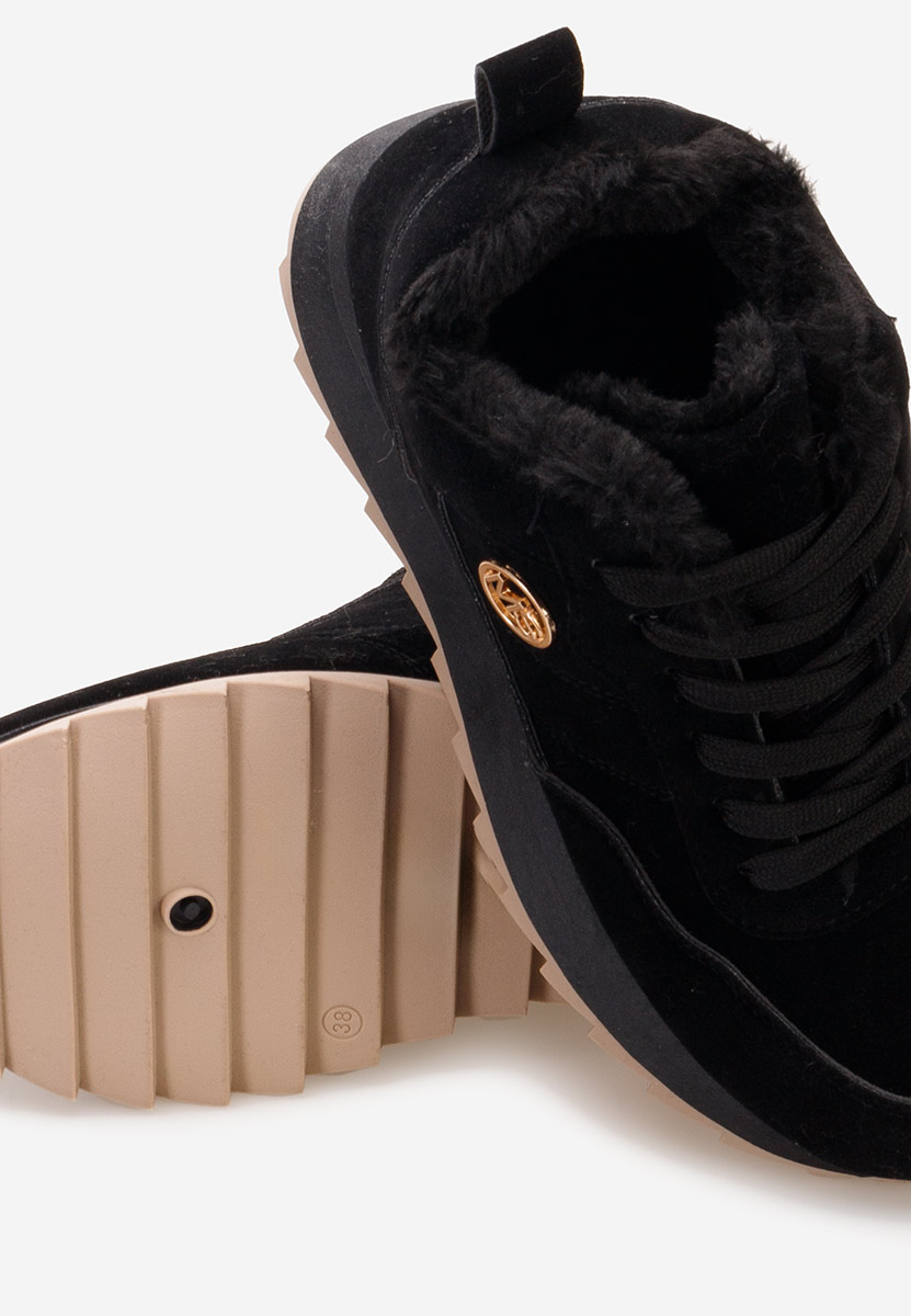 Sneakers donna invernali Lavega nero