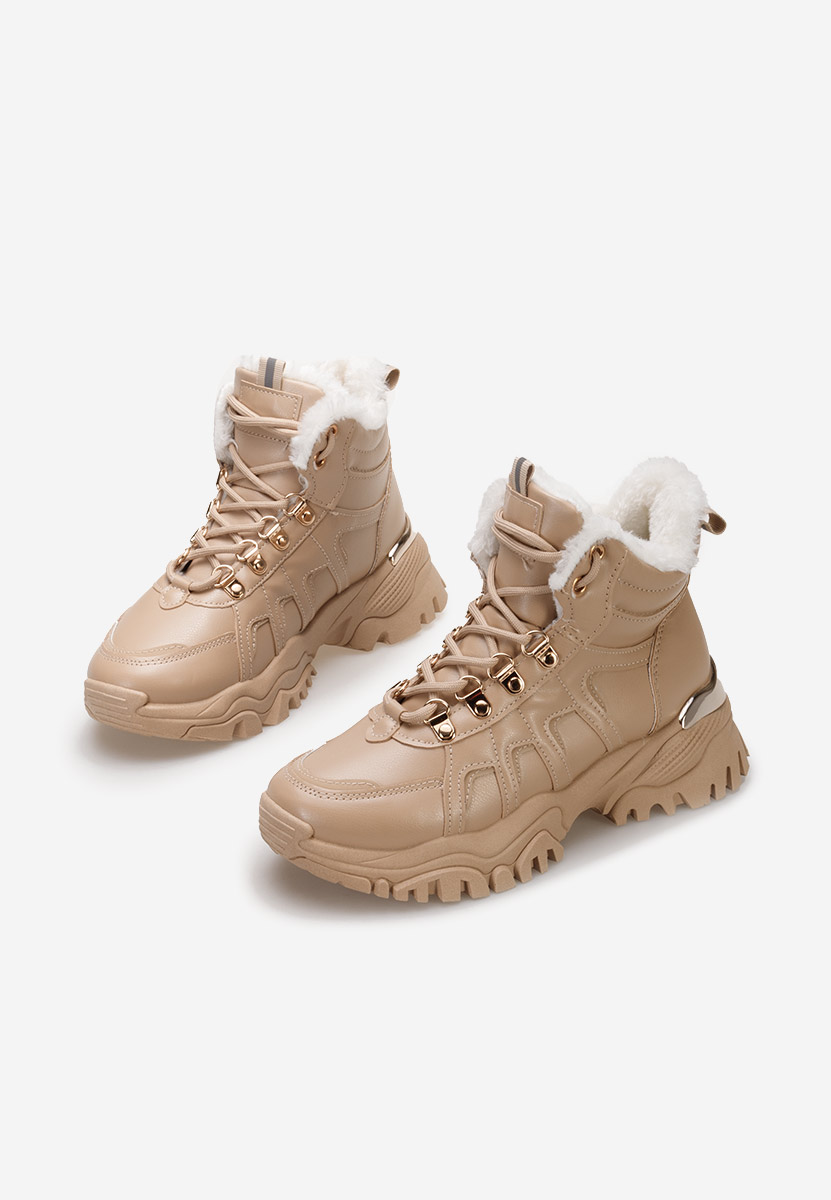 Sneakers donna invernali Vincia cachi