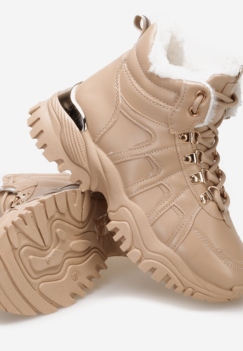 Sneakers donna invernali Vincia cachi