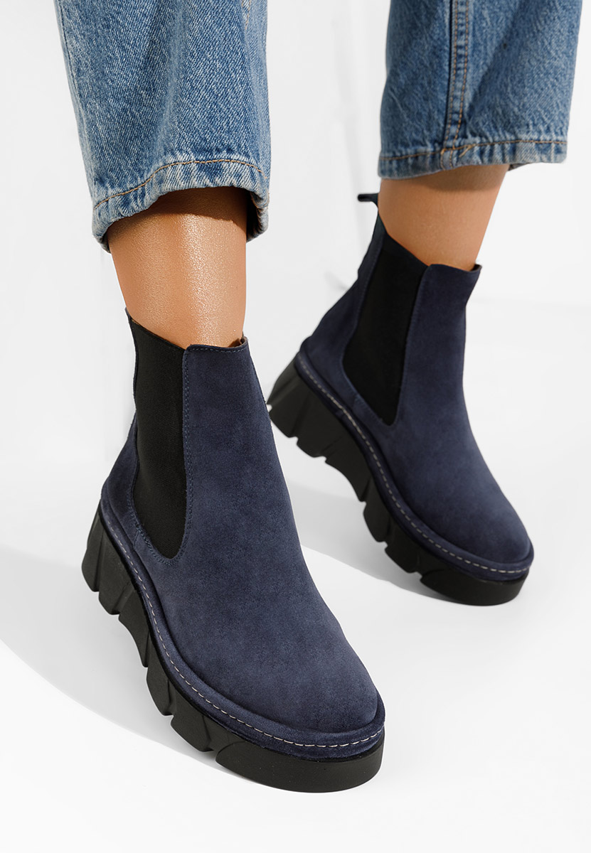 Stivaletto chelsea donna Avelyn V2 blu scuro