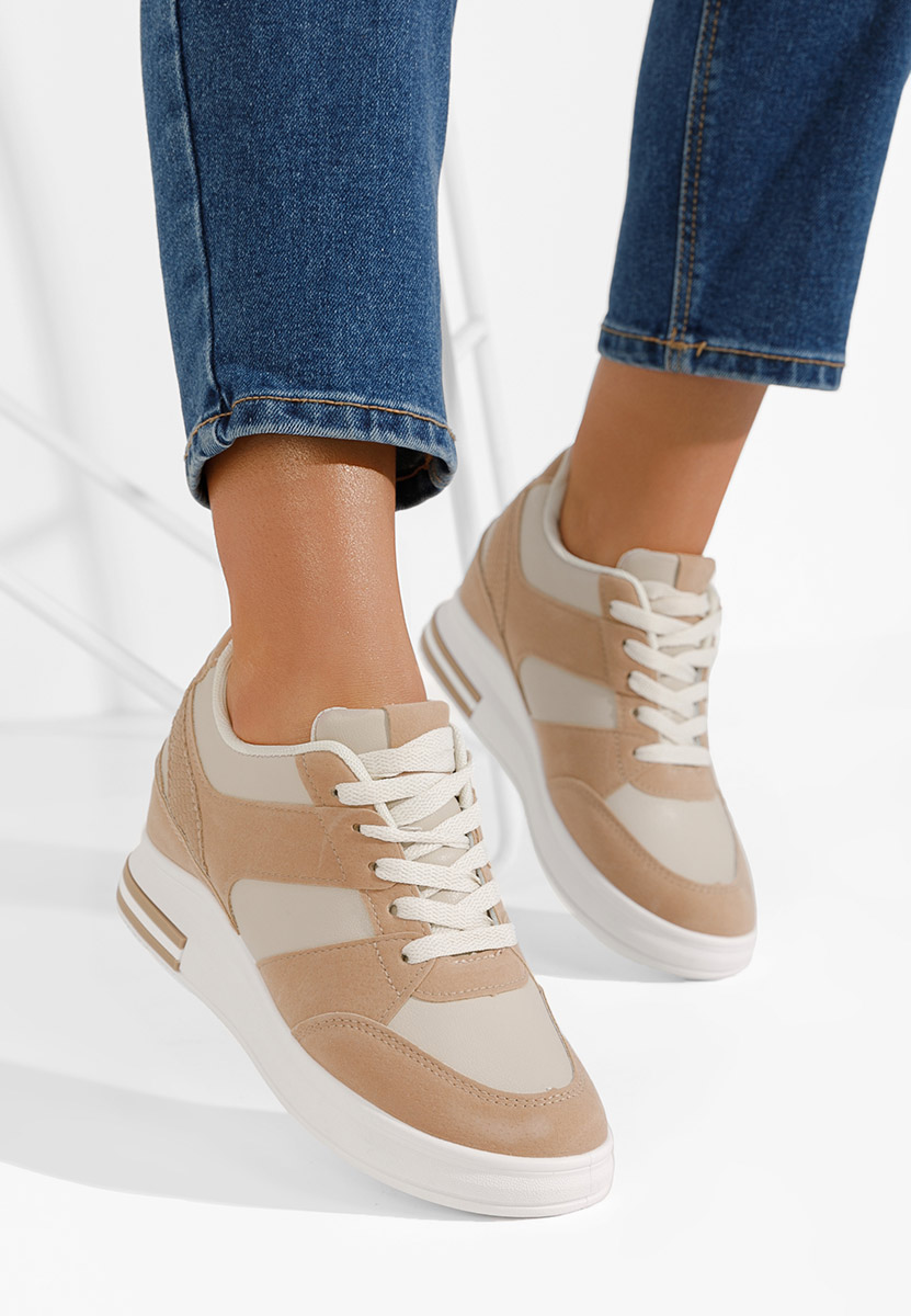 Sneakers con zeppa Kelyna cachi