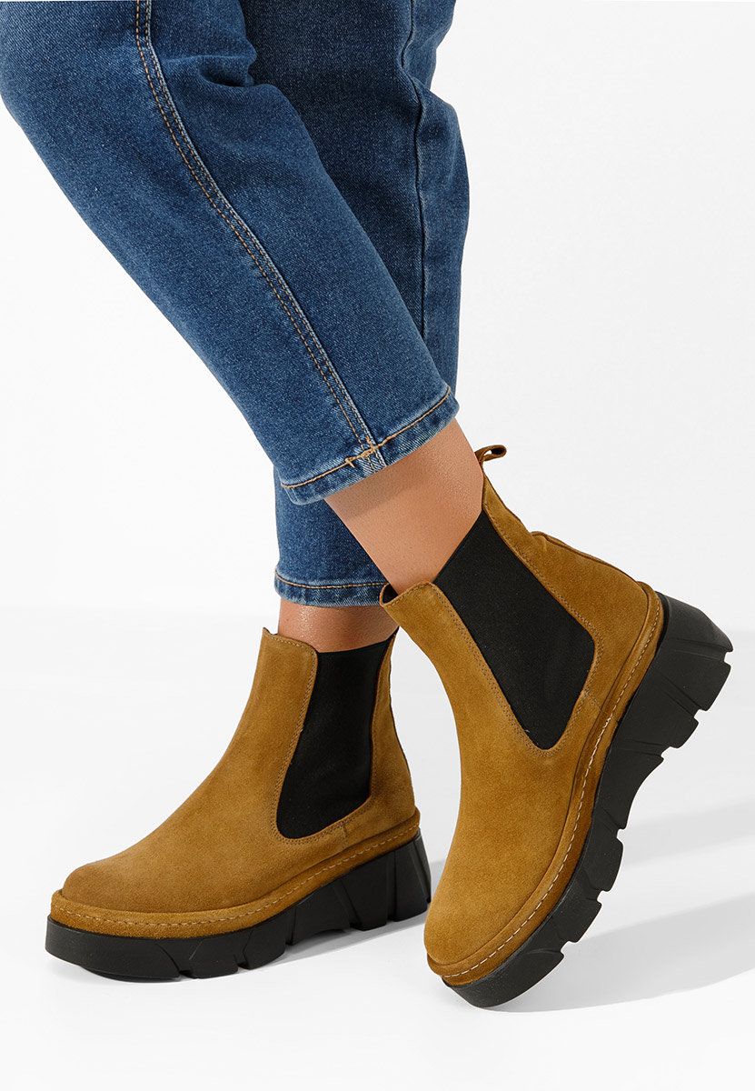 Stivaletto chelsea donna Avelyn V2 Camel