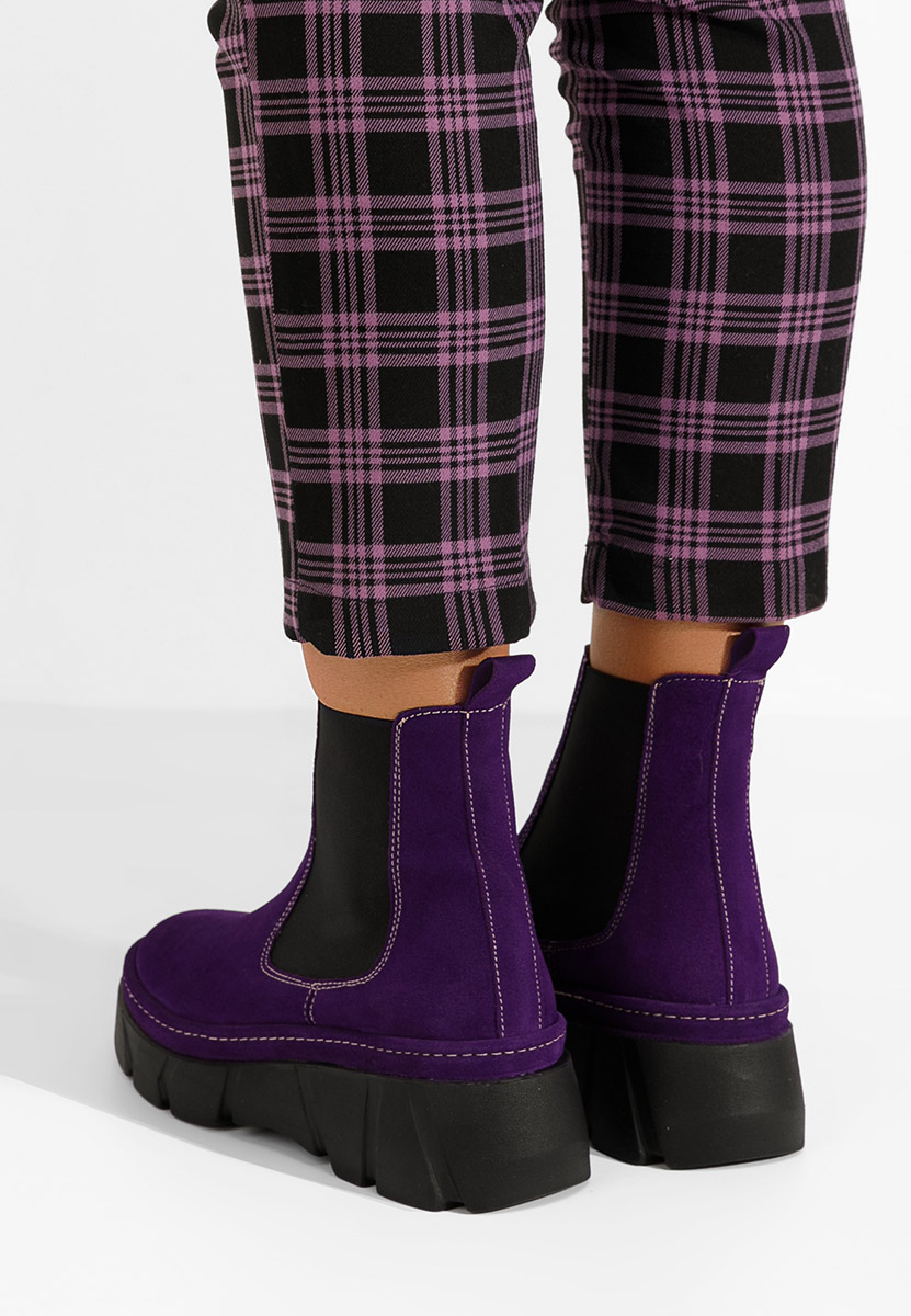 Stivaletto chelsea donna Avelyn V2 Viola