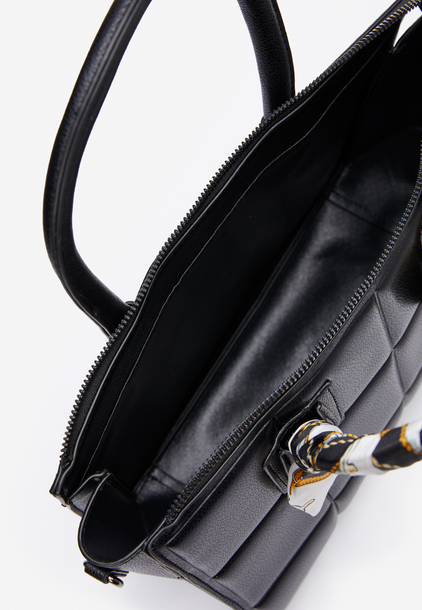 Borsa a mano Selenite nera