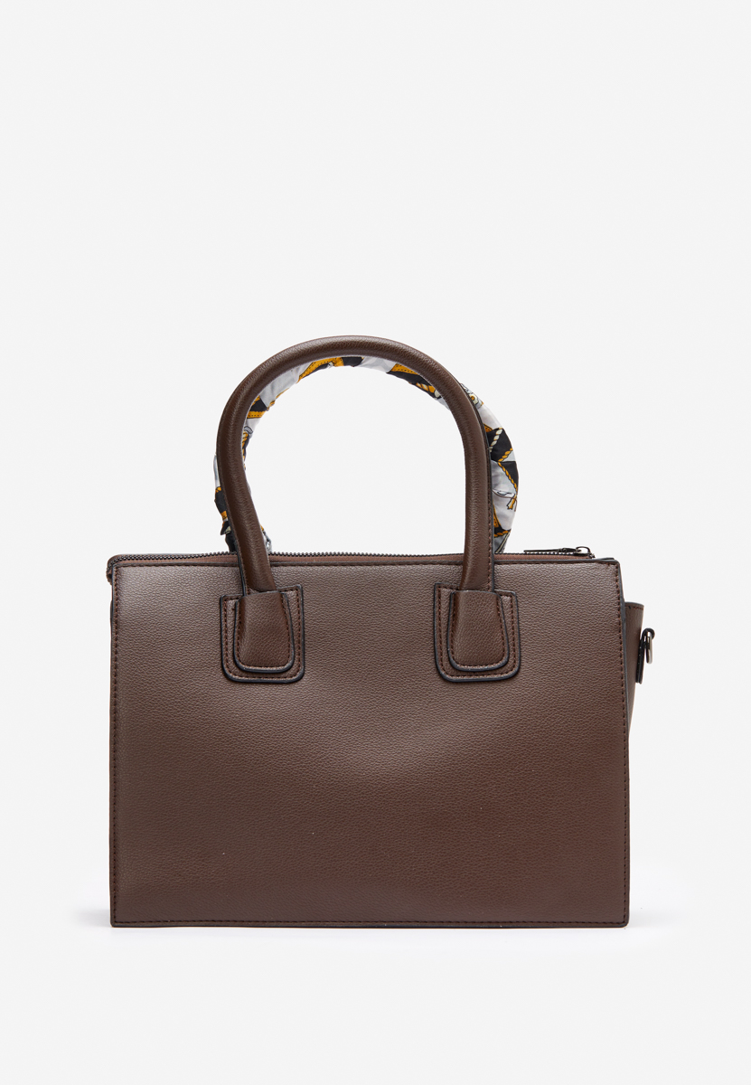 Borsa a mano Selenite marrone