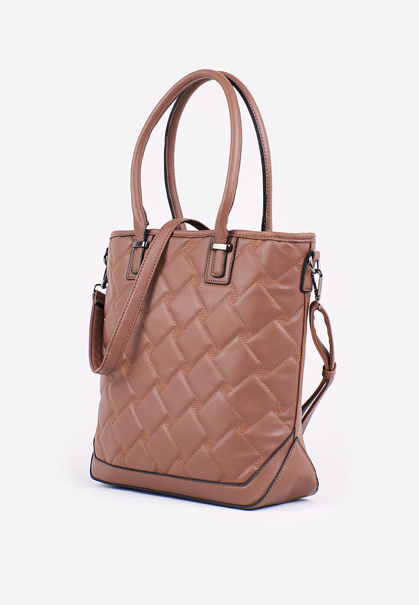 Borsa a spalla Erivia marrone