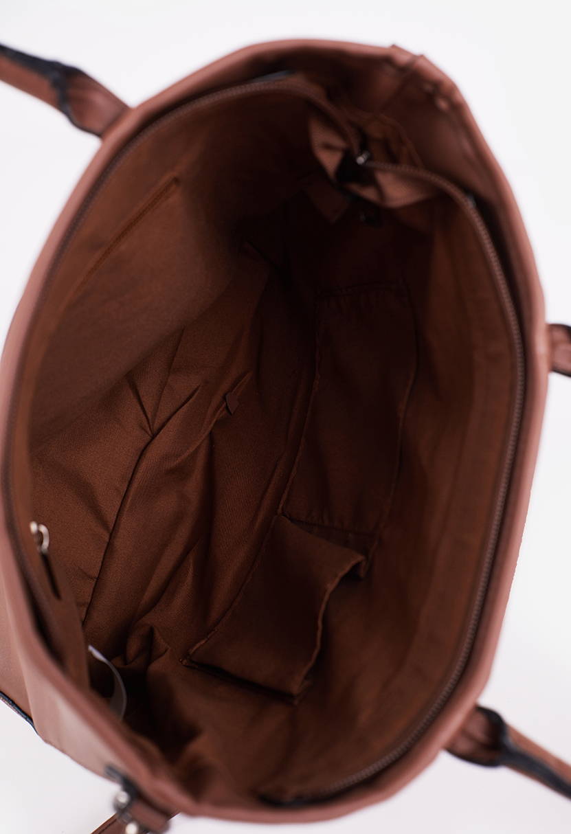 Borsa a spalla Erivia marrone
