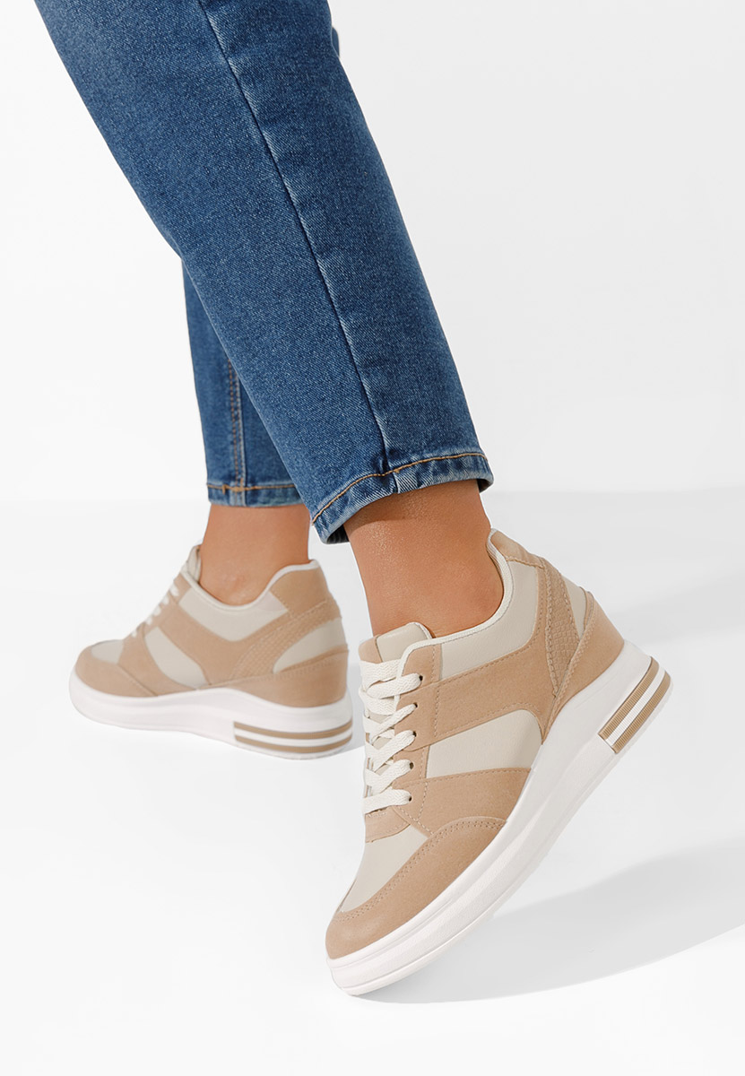 Sneakers con zeppa Kelyna cachi