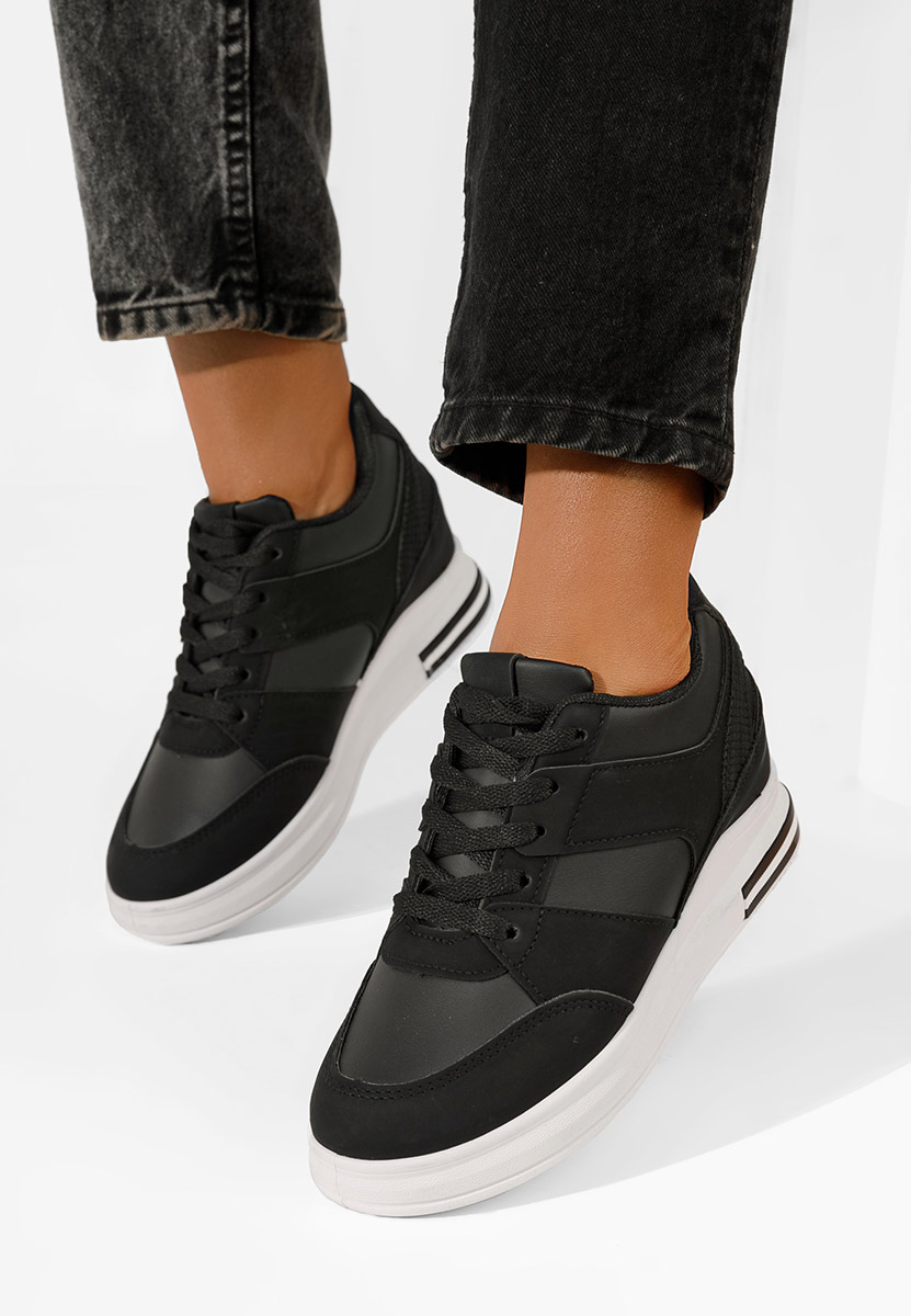 Sneakers con zeppa Kelyna nero