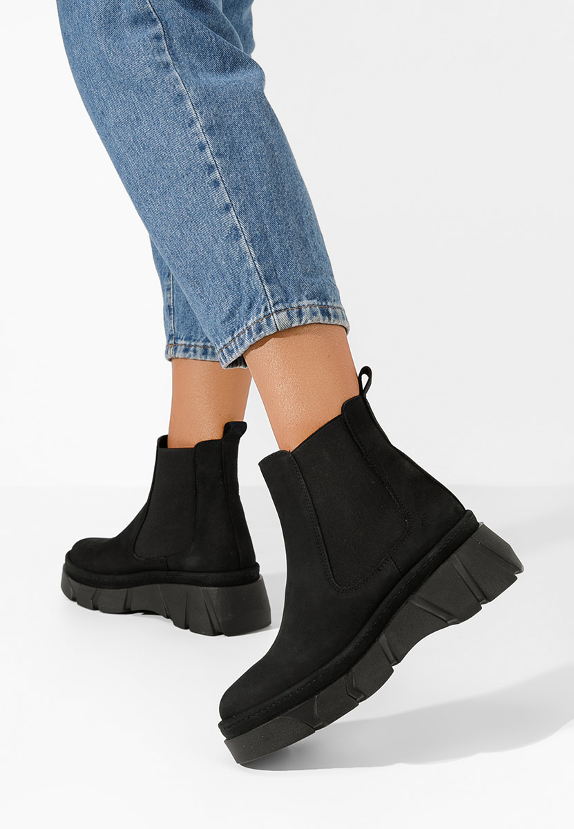 Stivaletto chelsea donna Avelyn V2 Nero