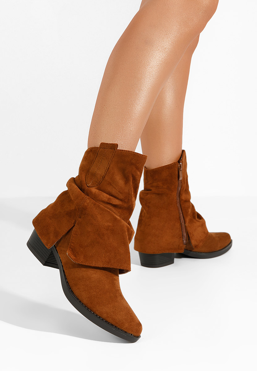 Stivaletti con tacco Dalliance Camel