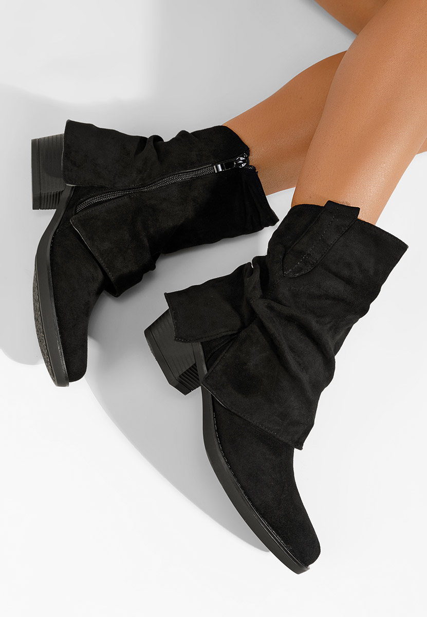 Stivaletti con tacco Dalliance Nero