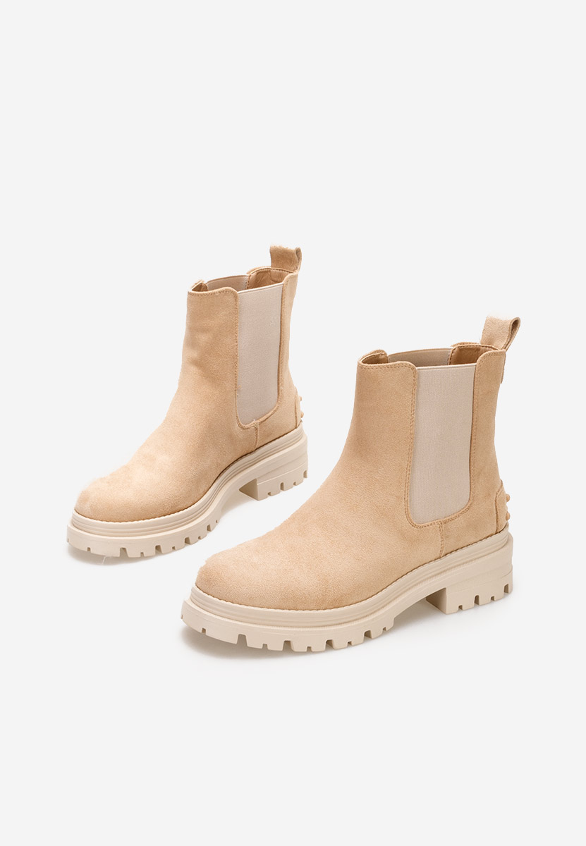 Stivaletto chelsea donna Sallia cachi