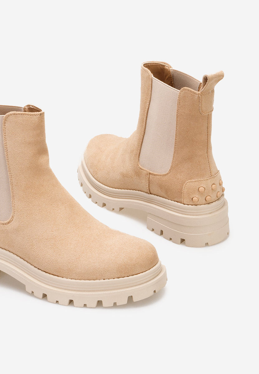 Stivaletto chelsea donna Sallia cachi