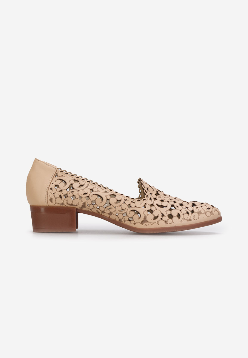 Scarpe pelle Malva Beige