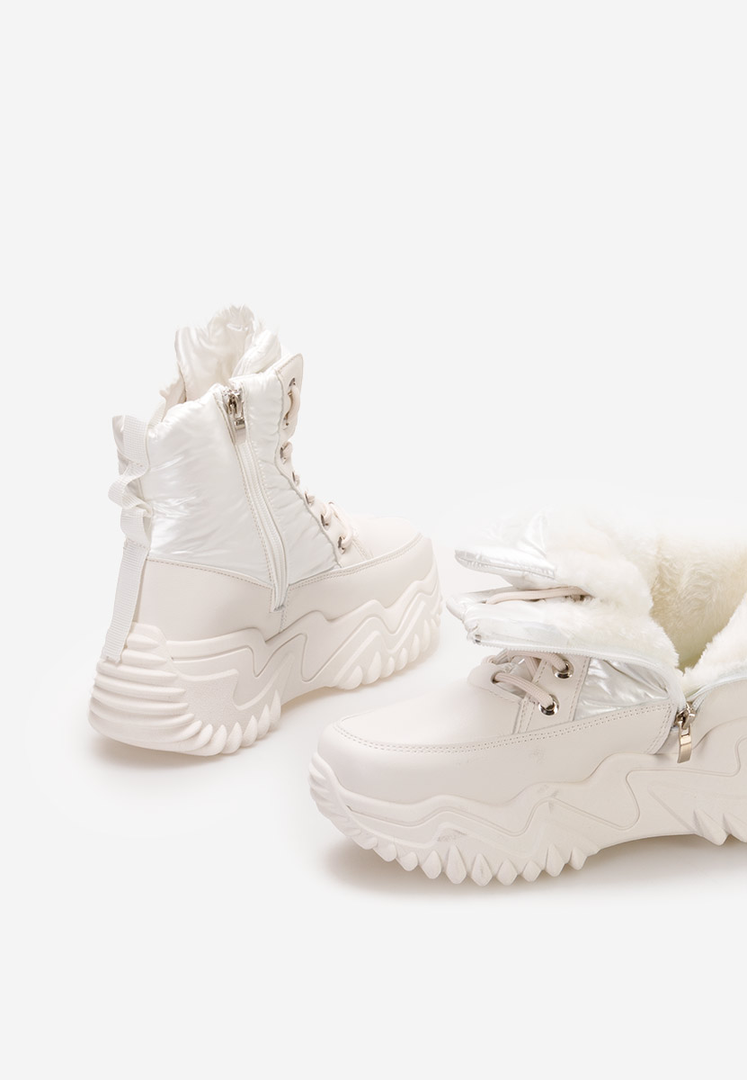 Sneakers donna invernali Nalonia beige