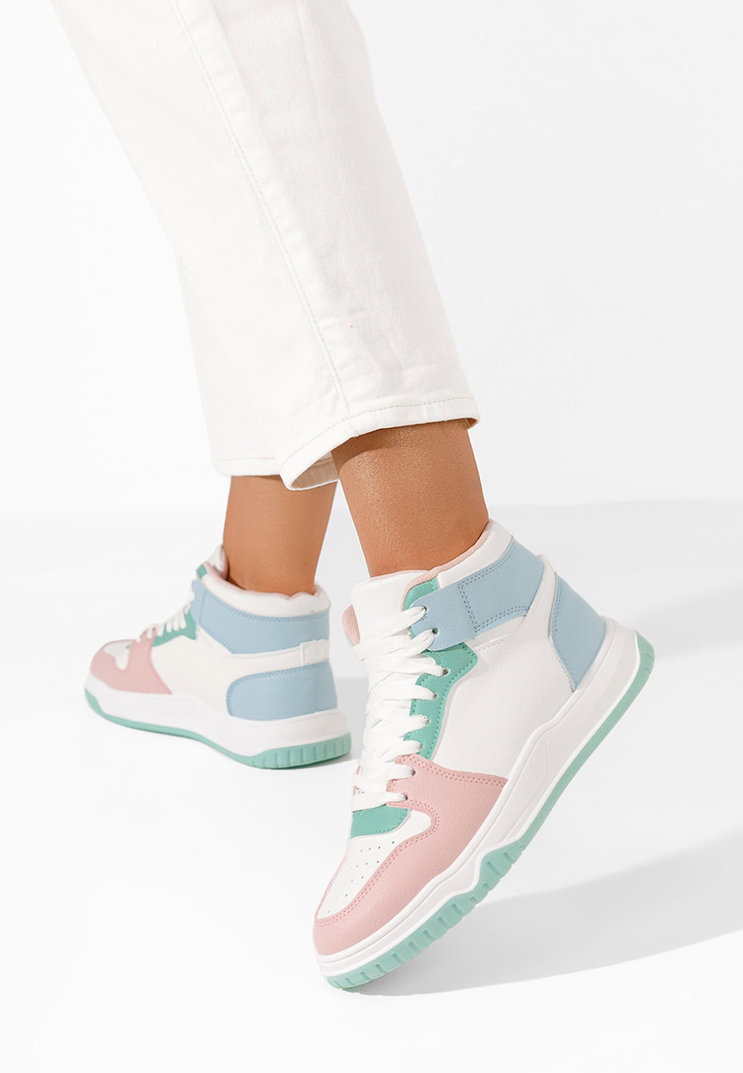 Sneakers donna alte Zelinea V2 colorate