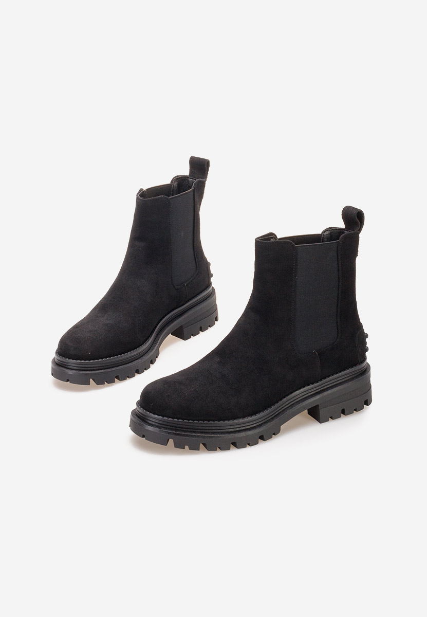 Stivaletto chelsea donna Sallia nero