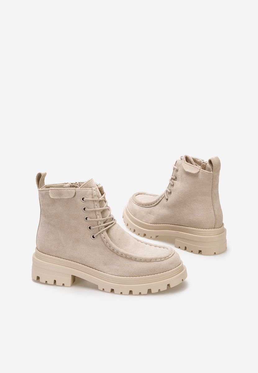 Stivaletti donna Castilma beige