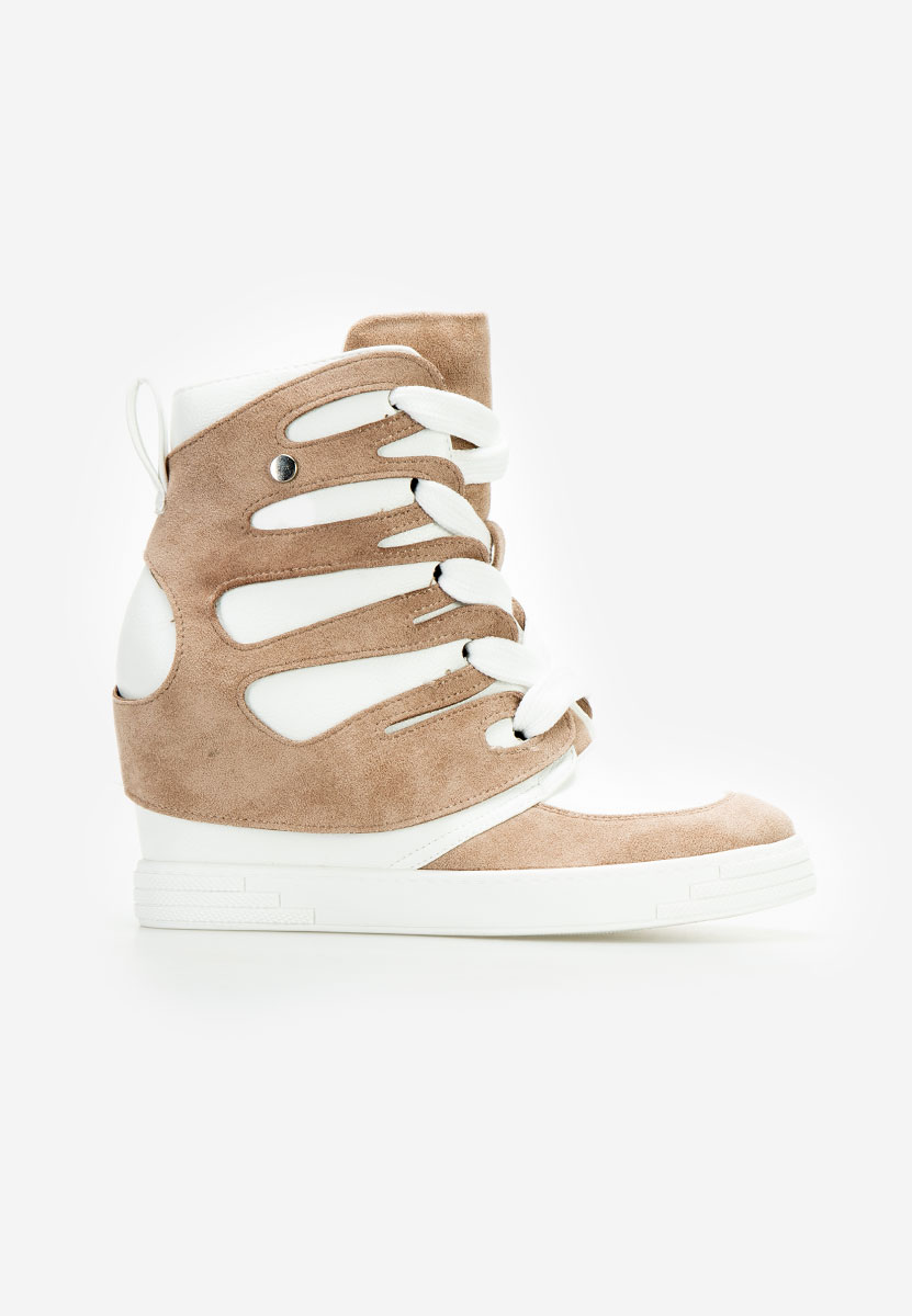 Sneakers con zeppa interna Kaia cachi