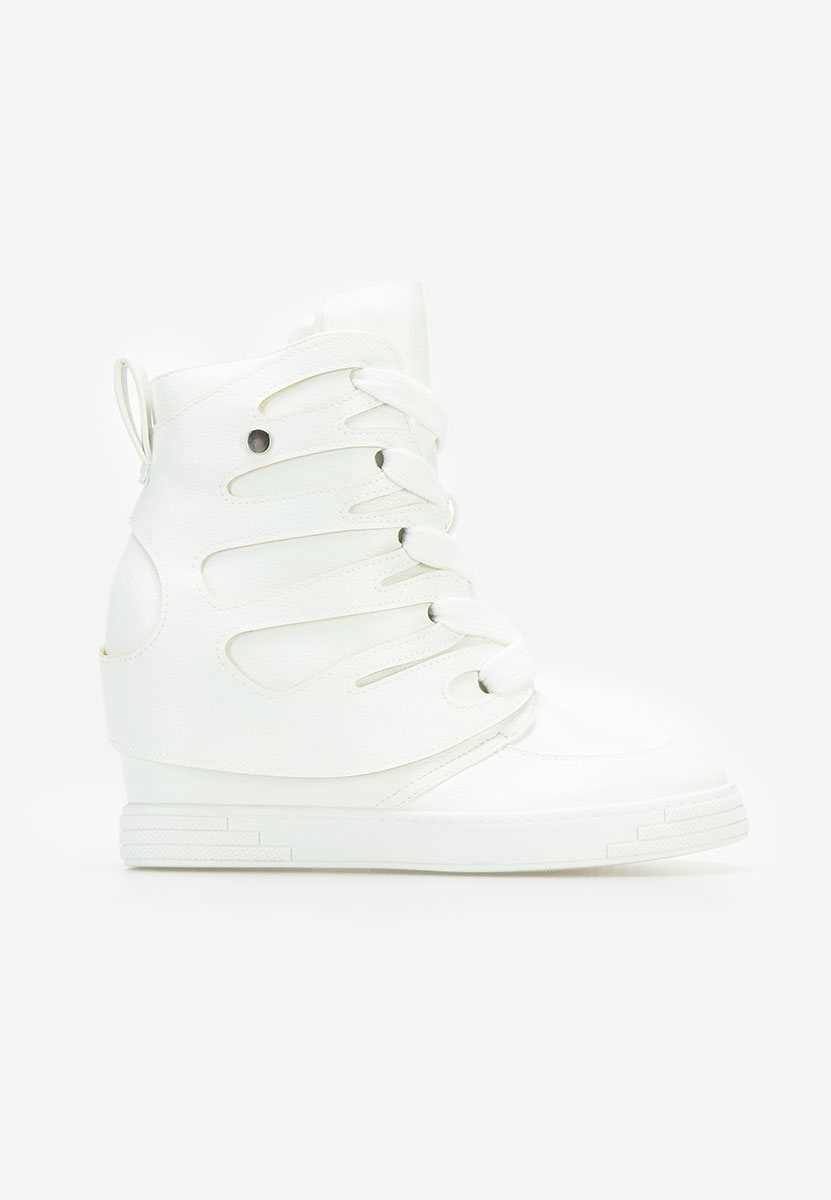 Sneakers con zeppa Kaia bianchi