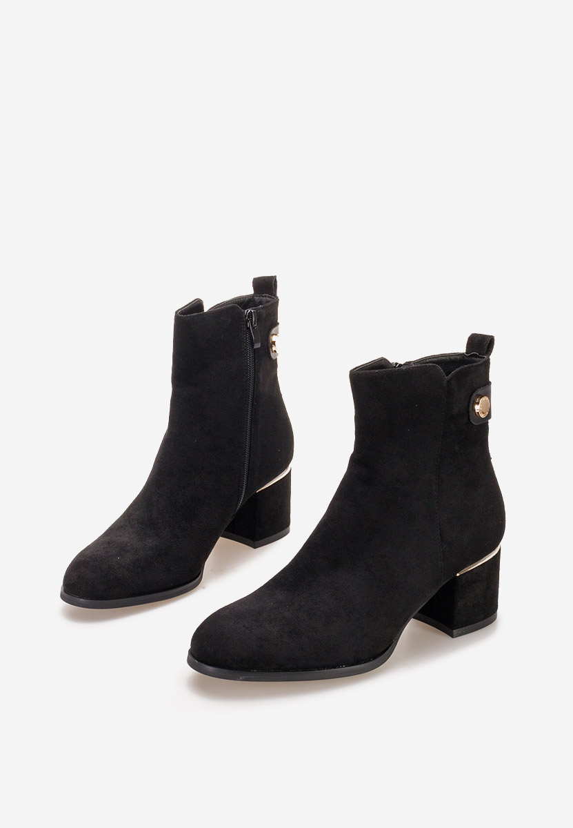 Tronchetti con tacco largo Sikora Nero Tronchetti con tacco largo Sikora Nero