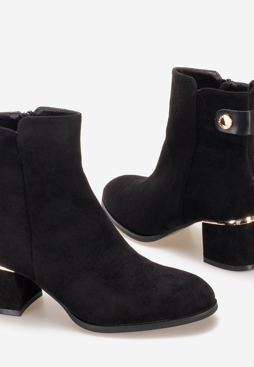 Tronchetti con tacco largo Sikora Nero Tronchetti con tacco largo Sikora Nero