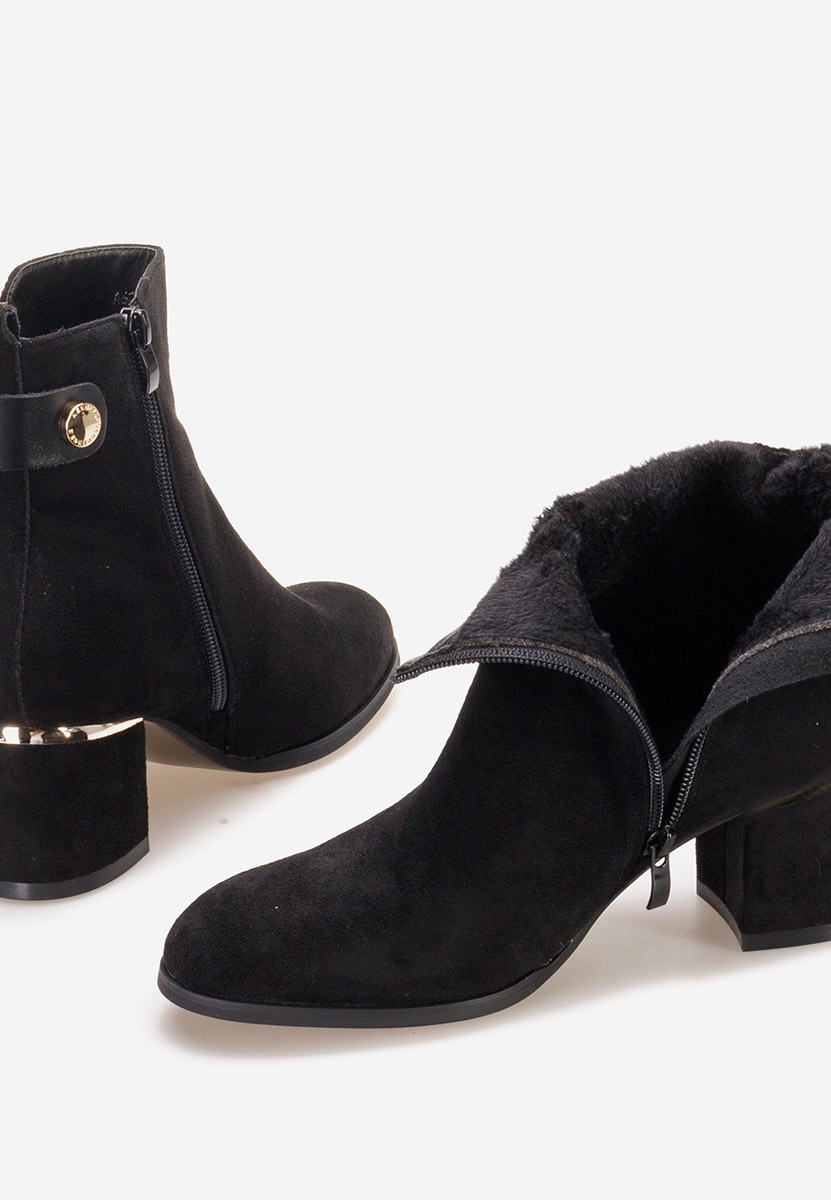 Tronchetti con tacco largo Sikora Nero Tronchetti con tacco largo Sikora Nero