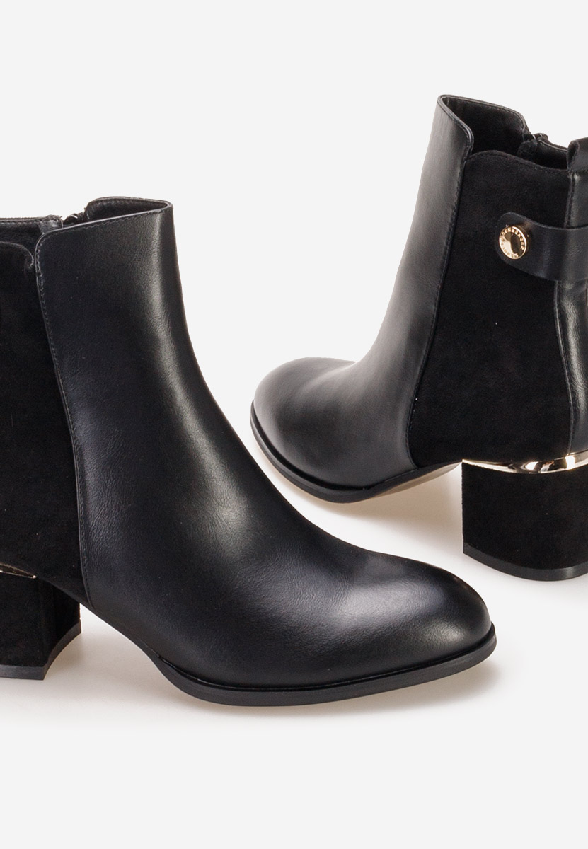 Tronchetti con tacco largo Sikora V2 Nero Tronchetti con tacco largo Sikora V2 Nero