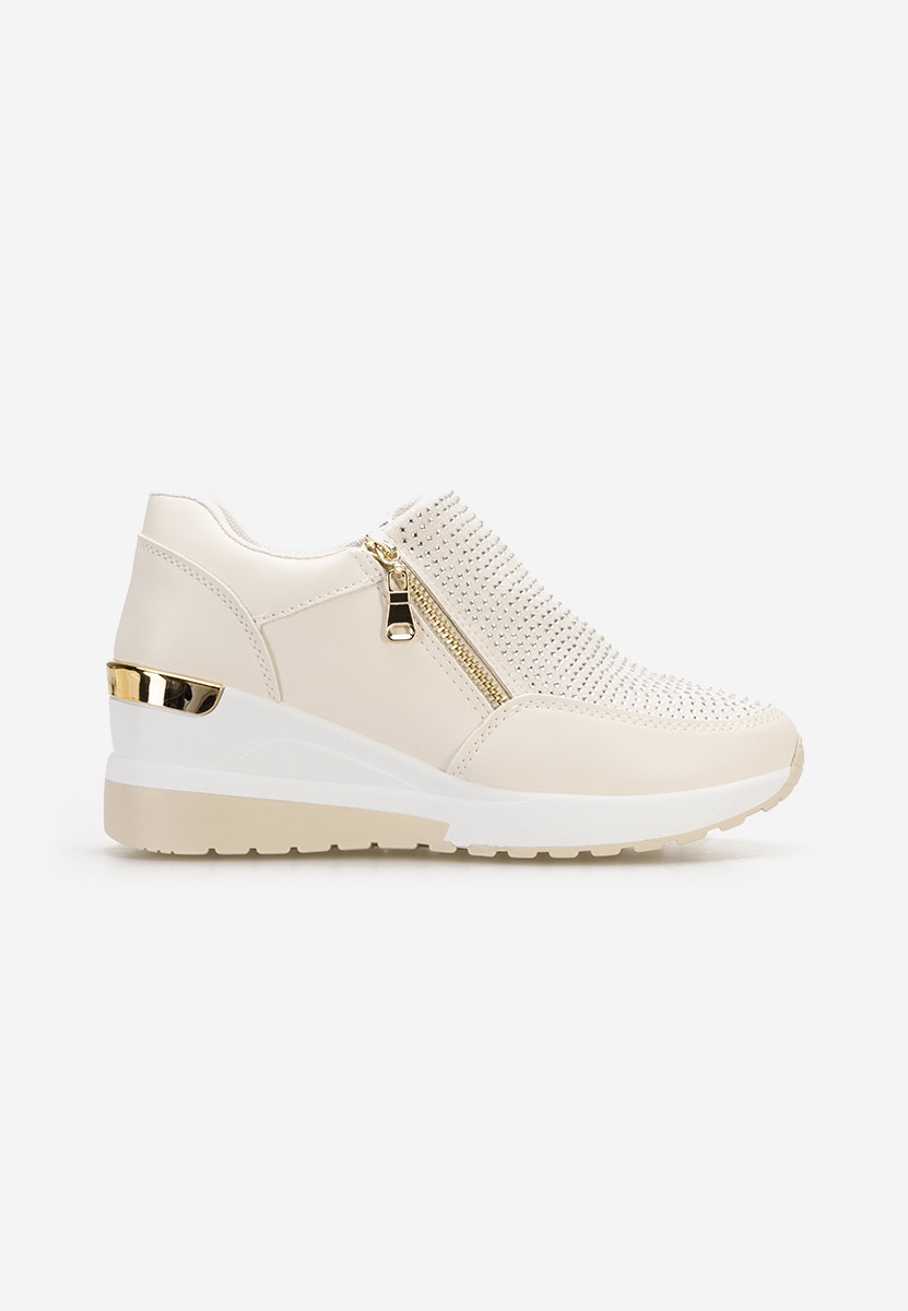 Scarpe con zeppa Tanca Beige