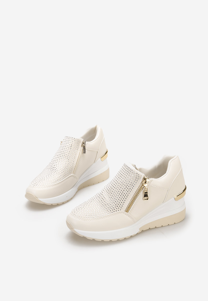 Scarpe con zeppa Tanca Beige