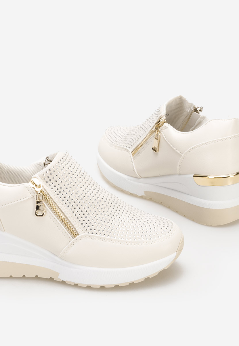 Scarpe con zeppa Tanca Beige