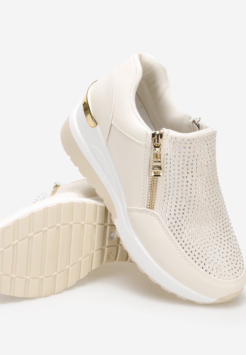 Scarpe con zeppa Tanca Beige