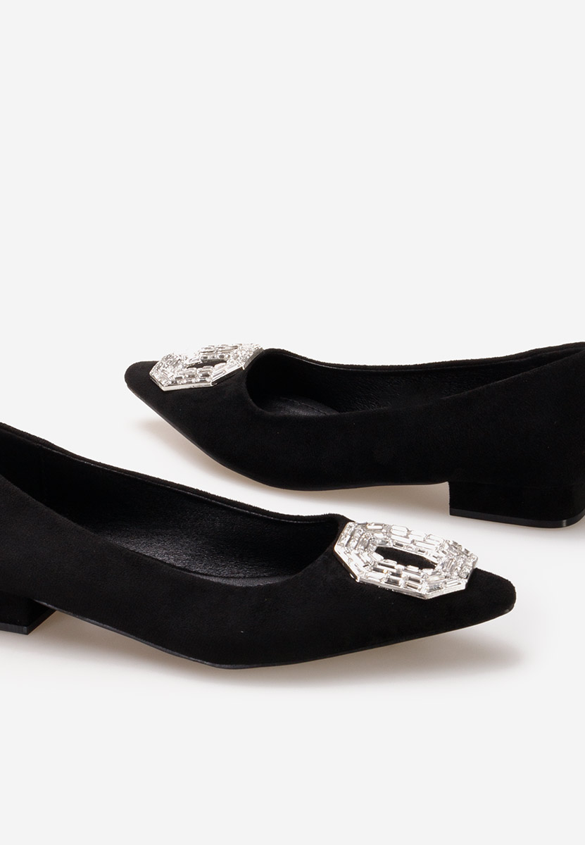 Décolleté tacco basso Tesfira Nero