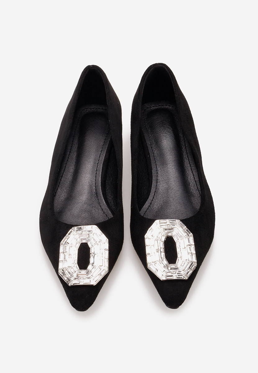 Décolleté tacco basso Tesfira Nero