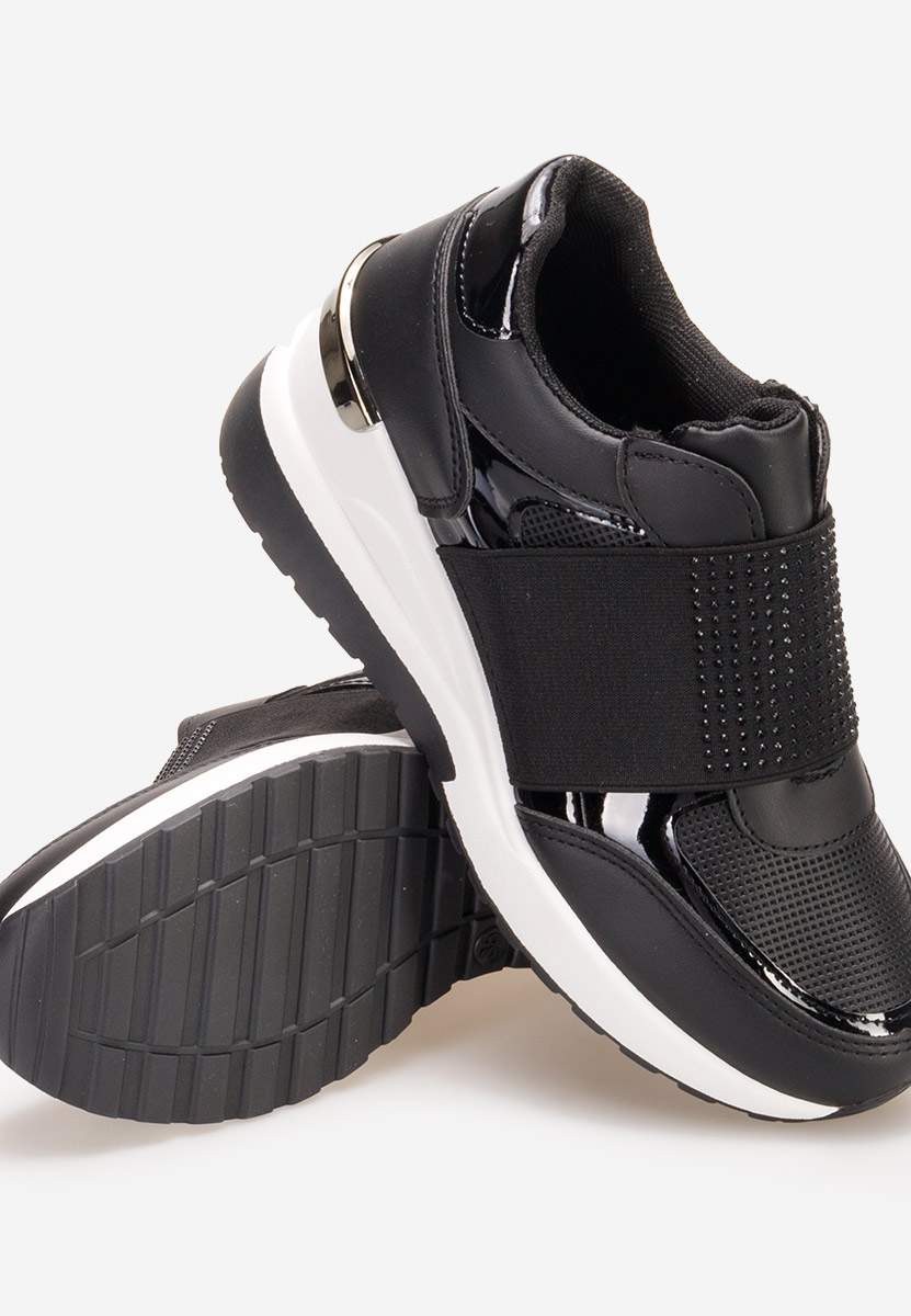 Sneakers con zeppa Valesca nero