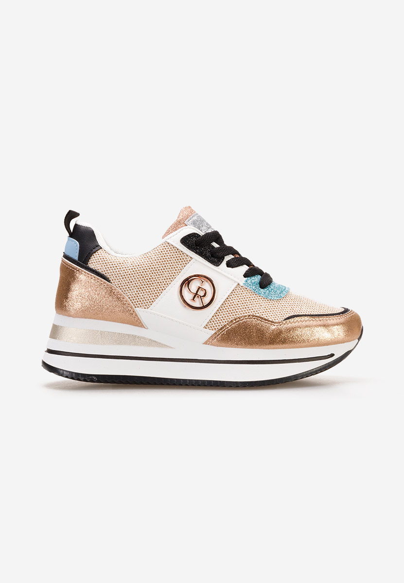Sneakers con zeppa Zarida V2 champagne