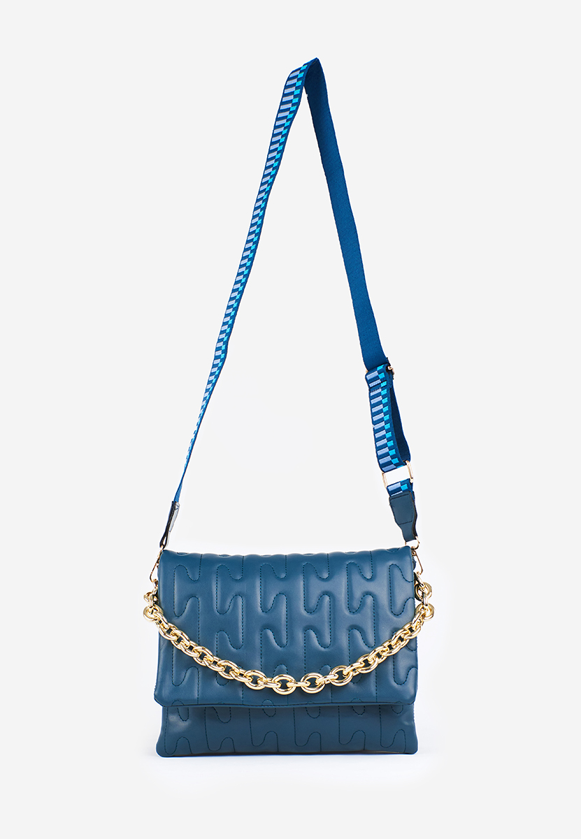 Borsa a spalla Pulse blu