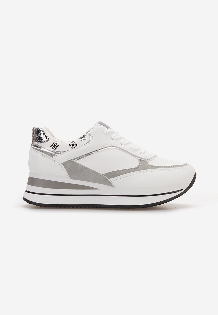 Sneakers con zeppa Aralda bianchi