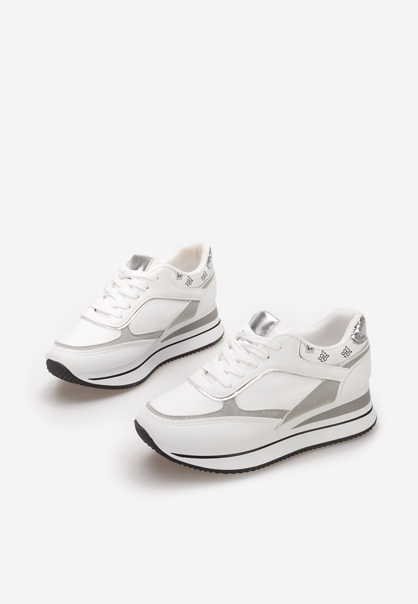 Sneakers con zeppa Aralda bianchi
