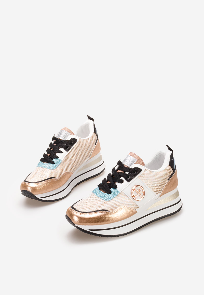 Sneakers con zeppa Zarida V2 champagne