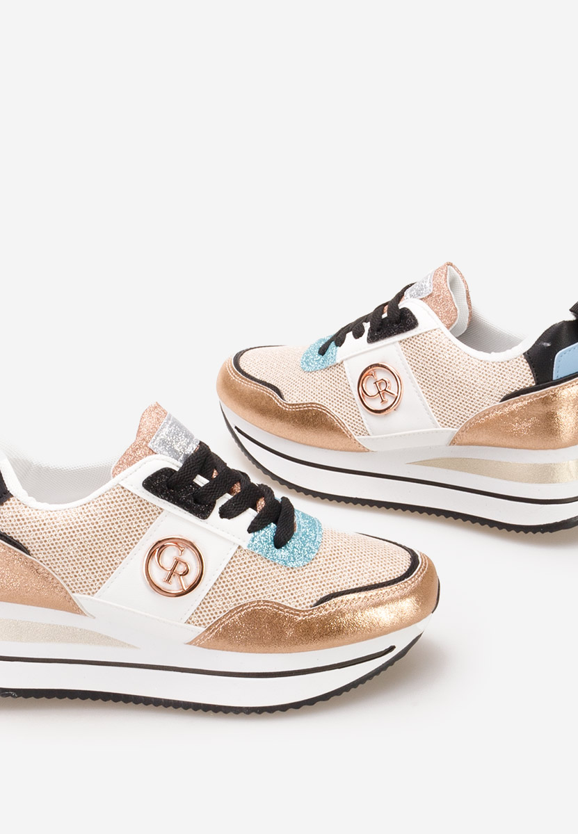 Sneakers con zeppa Zarida V2 champagne