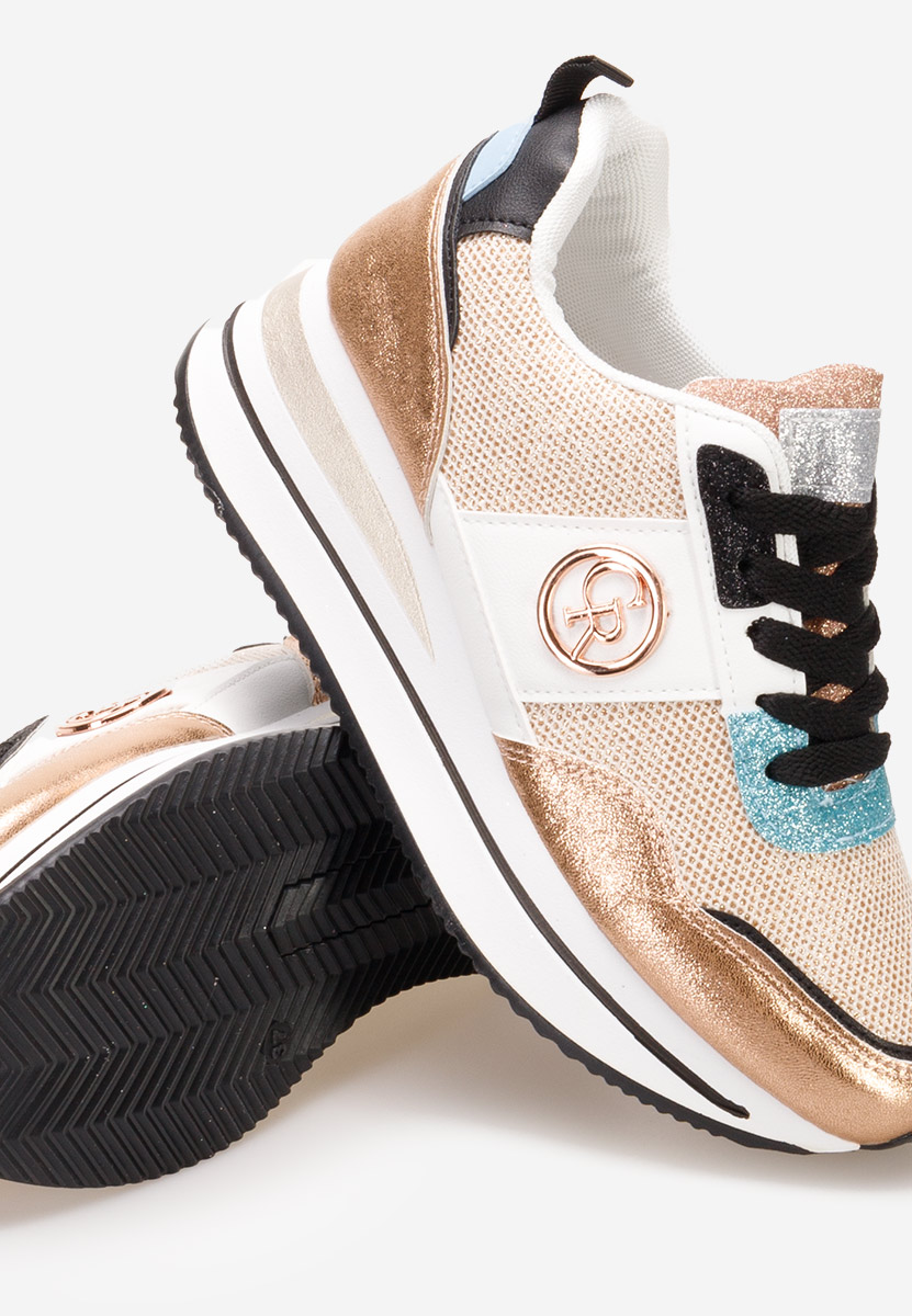 Sneakers con zeppa Zarida V2 champagne