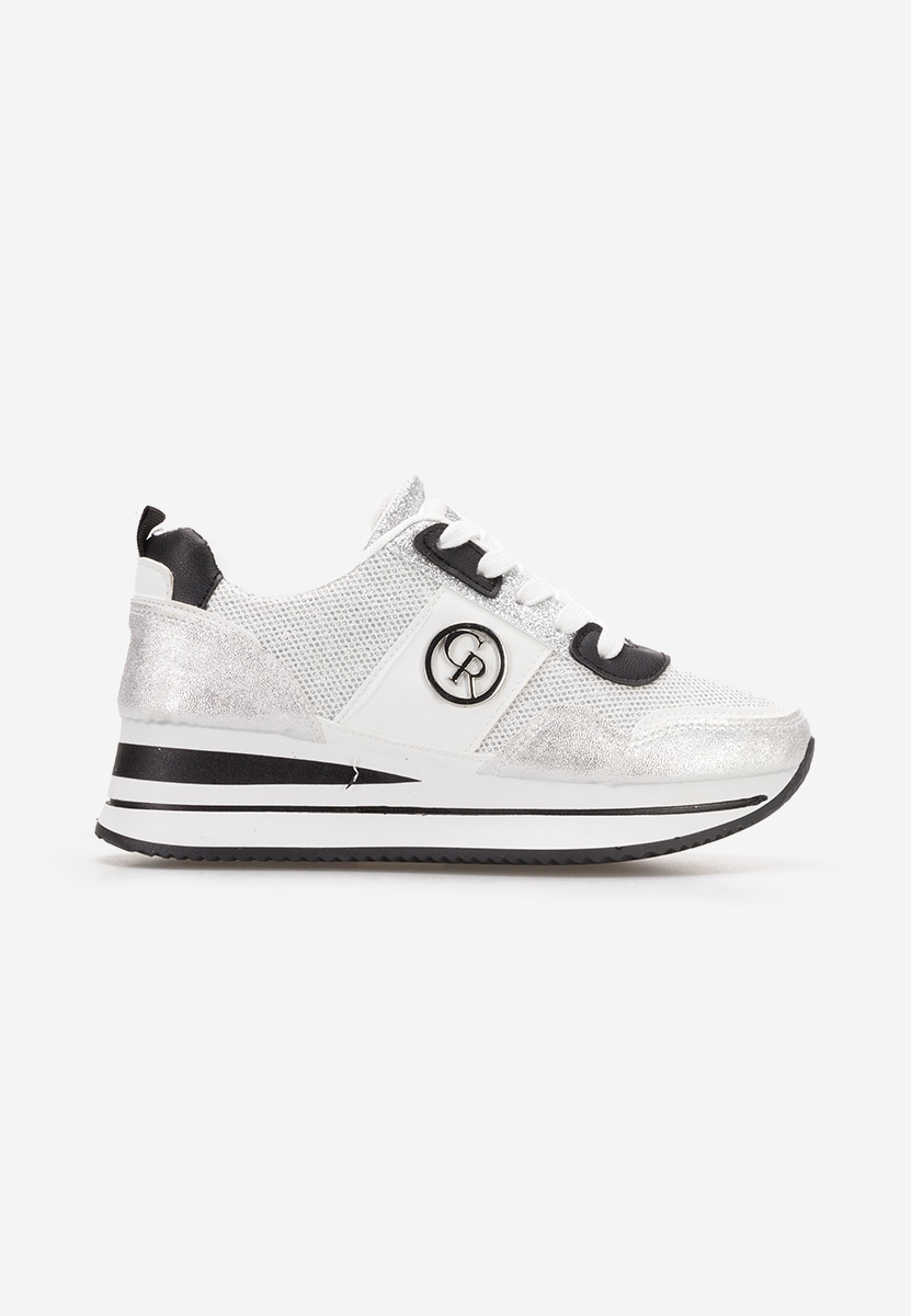 Sneakers con zeppa Zarida argento