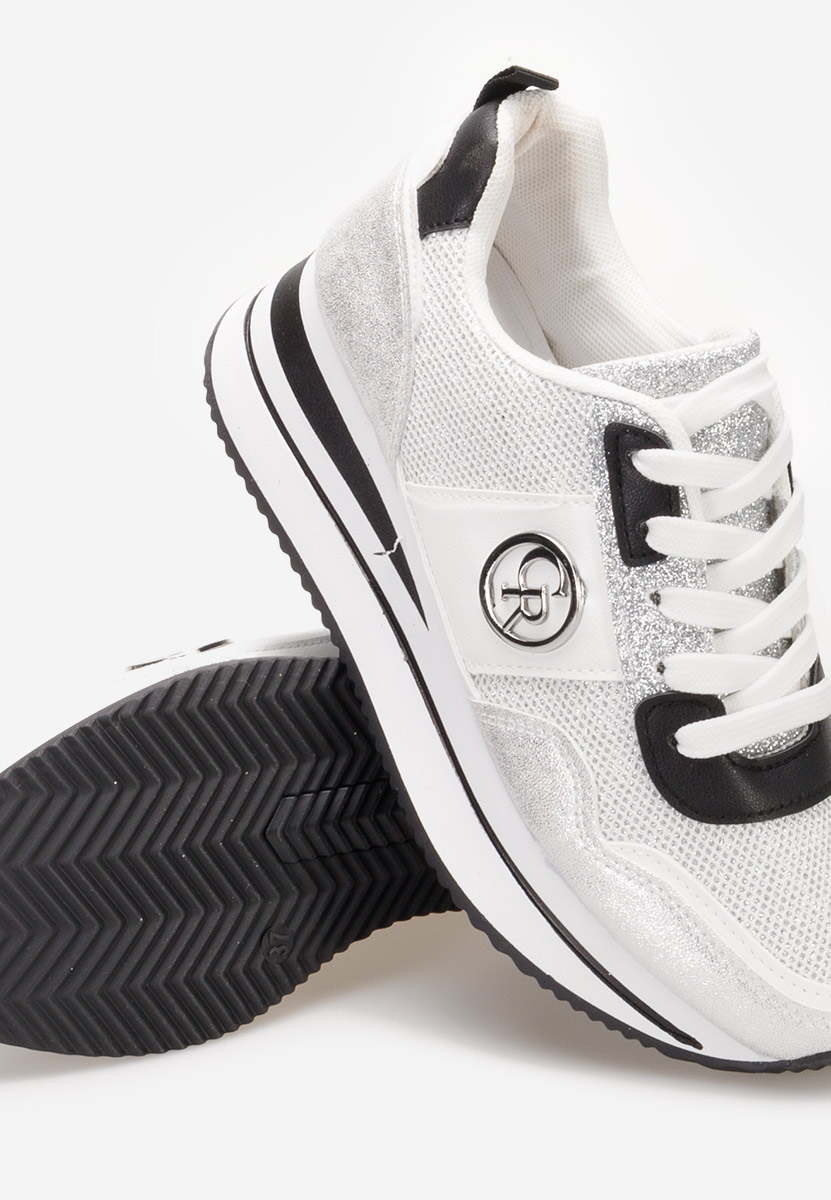 Sneakers con zeppa Zarida argento