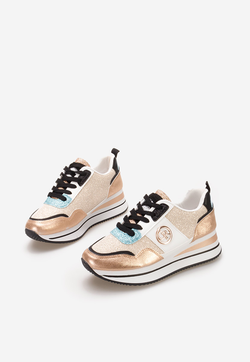 Sneakers con zeppa Zarida champagne