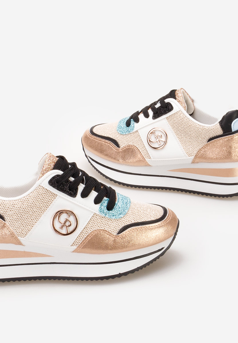 Sneakers con zeppa Zarida champagne