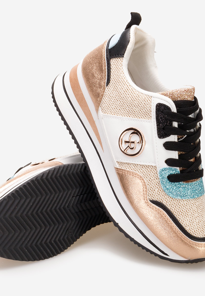 Sneakers con zeppa Zarida champagne