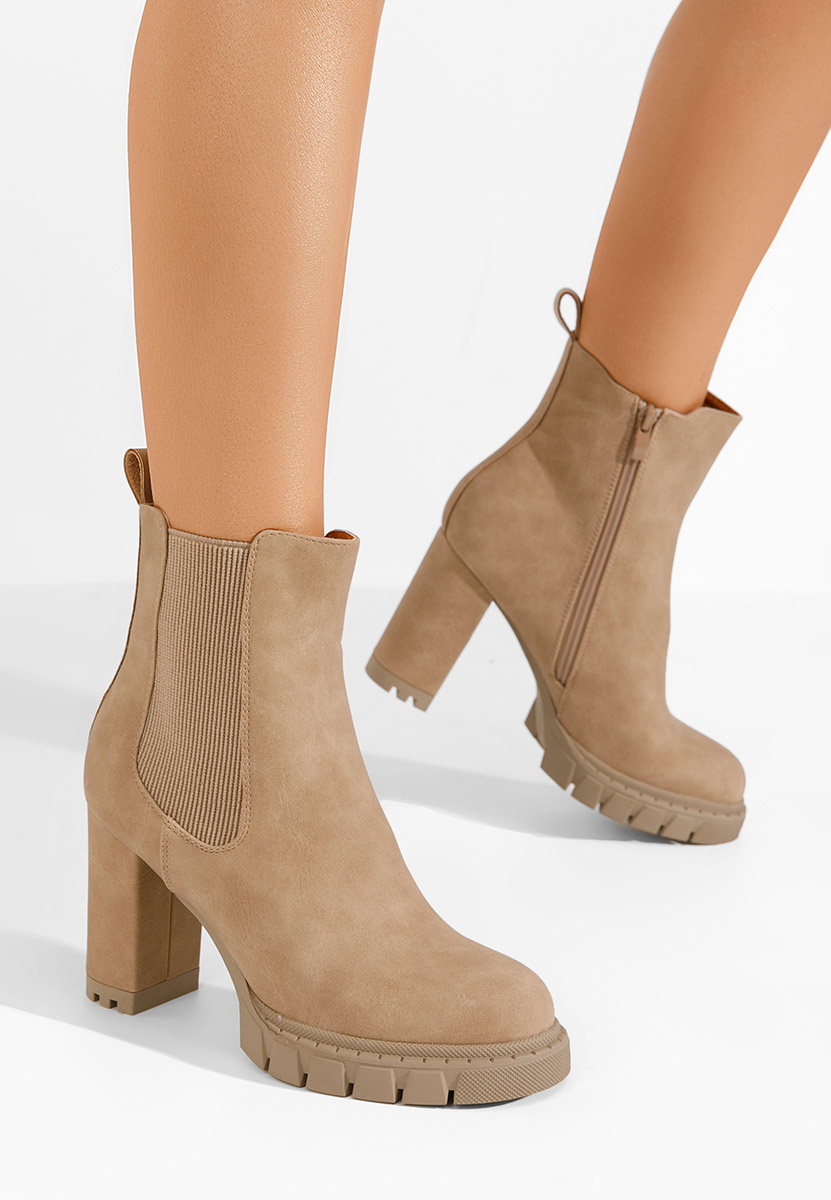 Tronchetti con tacco largo Veloria Cachi