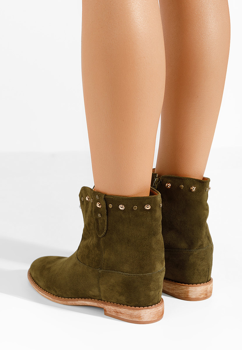 Tronchetti con zeppa Medova V4 Verdi